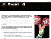 Tablet Screenshot of cougarsweightlifting.com